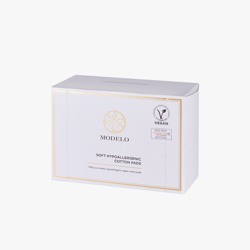 Hypoallergenic vegan cotton pad 80P